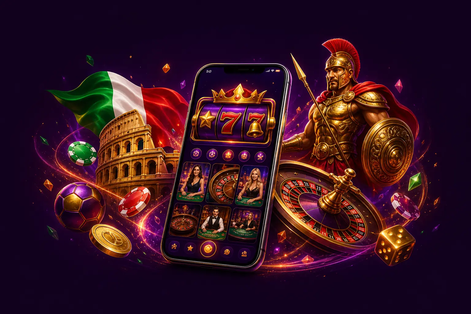 Versione mobile di HitnSpin su iOS e Android per i giocatori italiani
