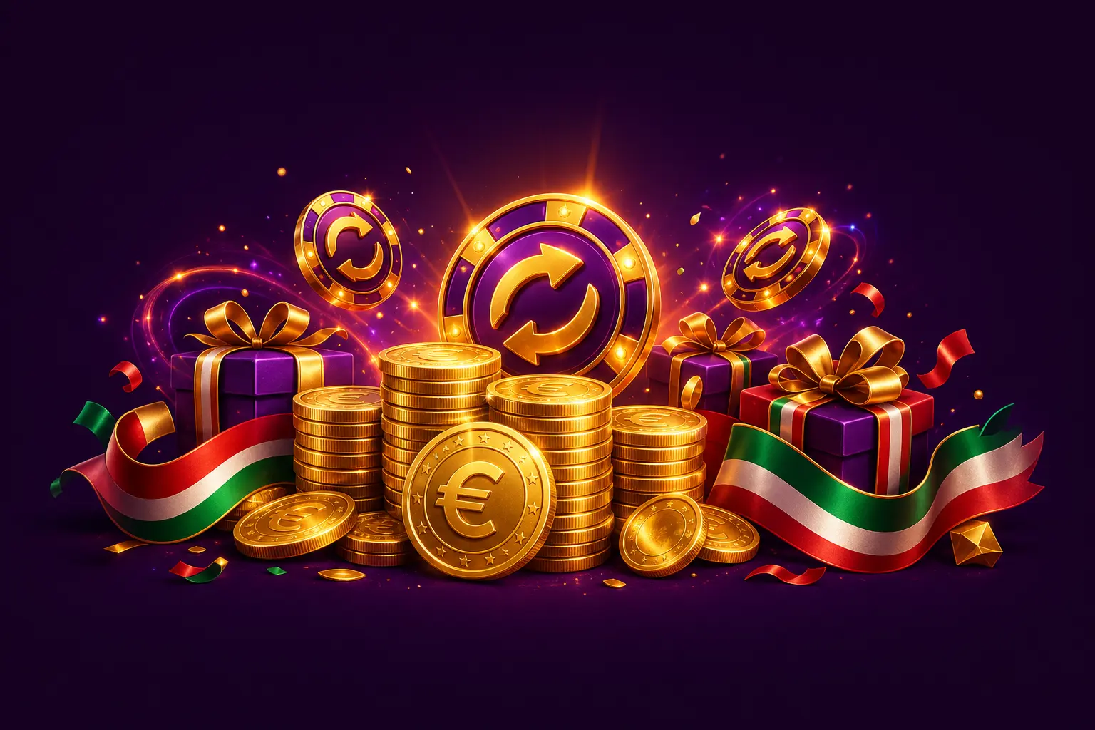 Pacchetto di benvenuto HitnSpin fino a 1500€ e 250 giri gratis per i giocatori italiani