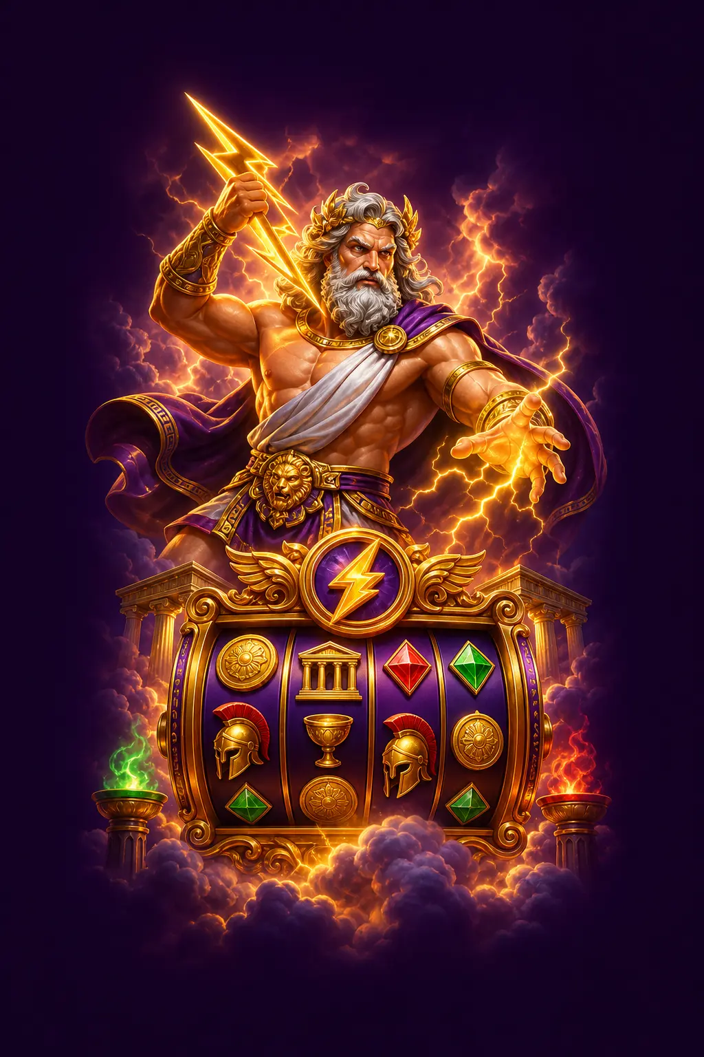 Slot a tema divinità e fulmini su HitnSpin Italia
